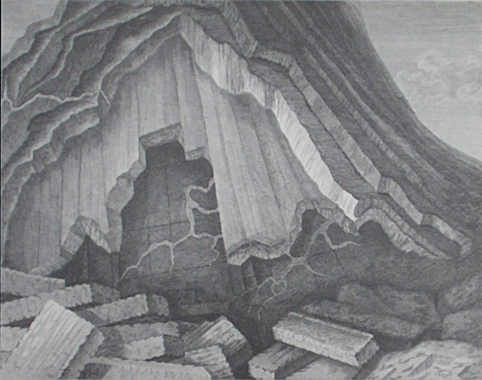 'Junction of strata, isle of Man'