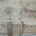 'Veining in whinstone, Inchkeith, Firth of Forth'